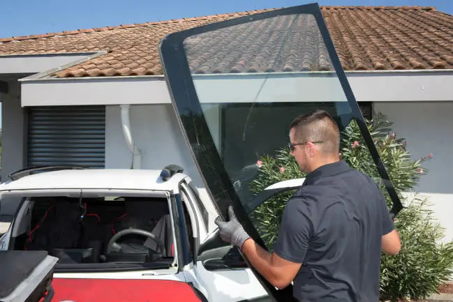 Removal Of The Old Windshield