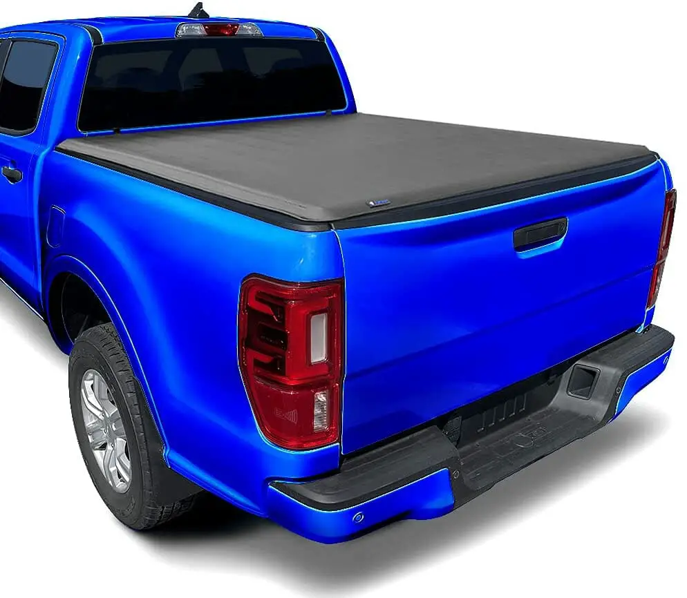 Tyger Auto T1 Soft Roll Up Truck Bed Tonneau Cover for 1982-2013 Ford Ranger 1994-2010 Mazda B-Series Styleside 6' Bed TG-BC1F9025, Black