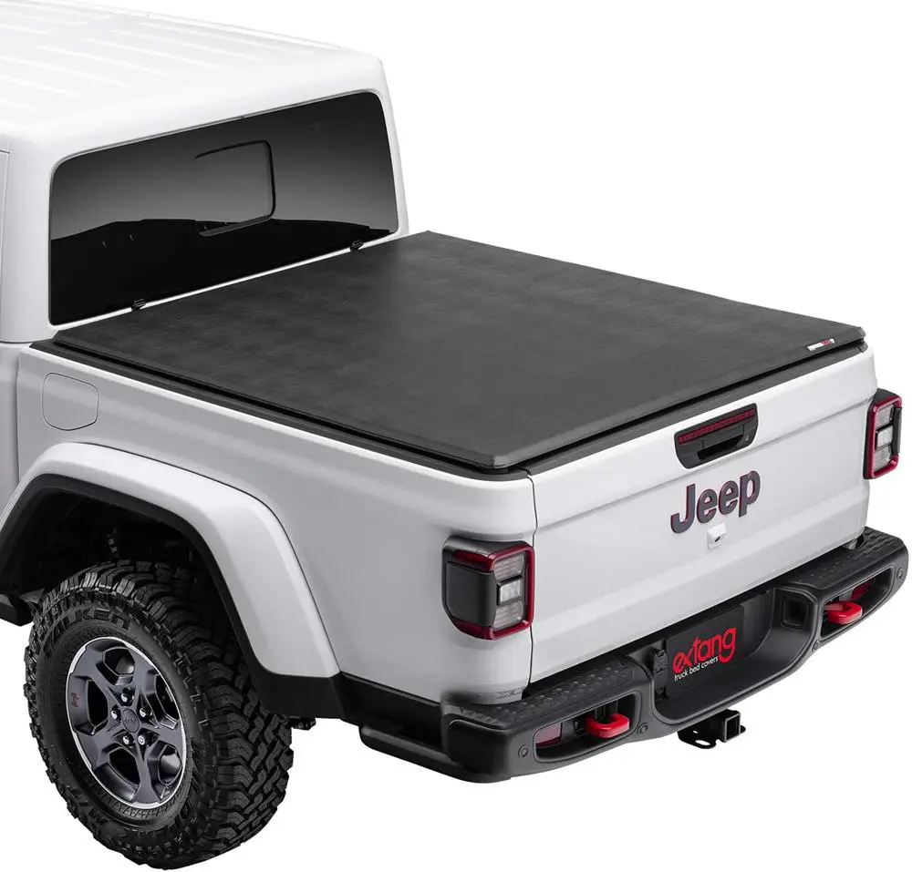 JT w/o Track Rail System 5ft Pickup Truck Bed 60.3 JT Compatible with 2020 2021 2022 Jeep Gladiator 5ft Truck Bed North Mountain Soft Roll Up Tonneau Cover for Jeep Gladiator 