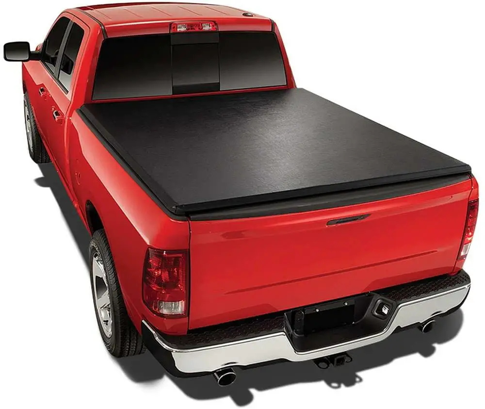 Soft Top Tri-Fold Tonneau Cover Compatible with Dodge Dakota 5.25FT Fleetside Bed 00-04