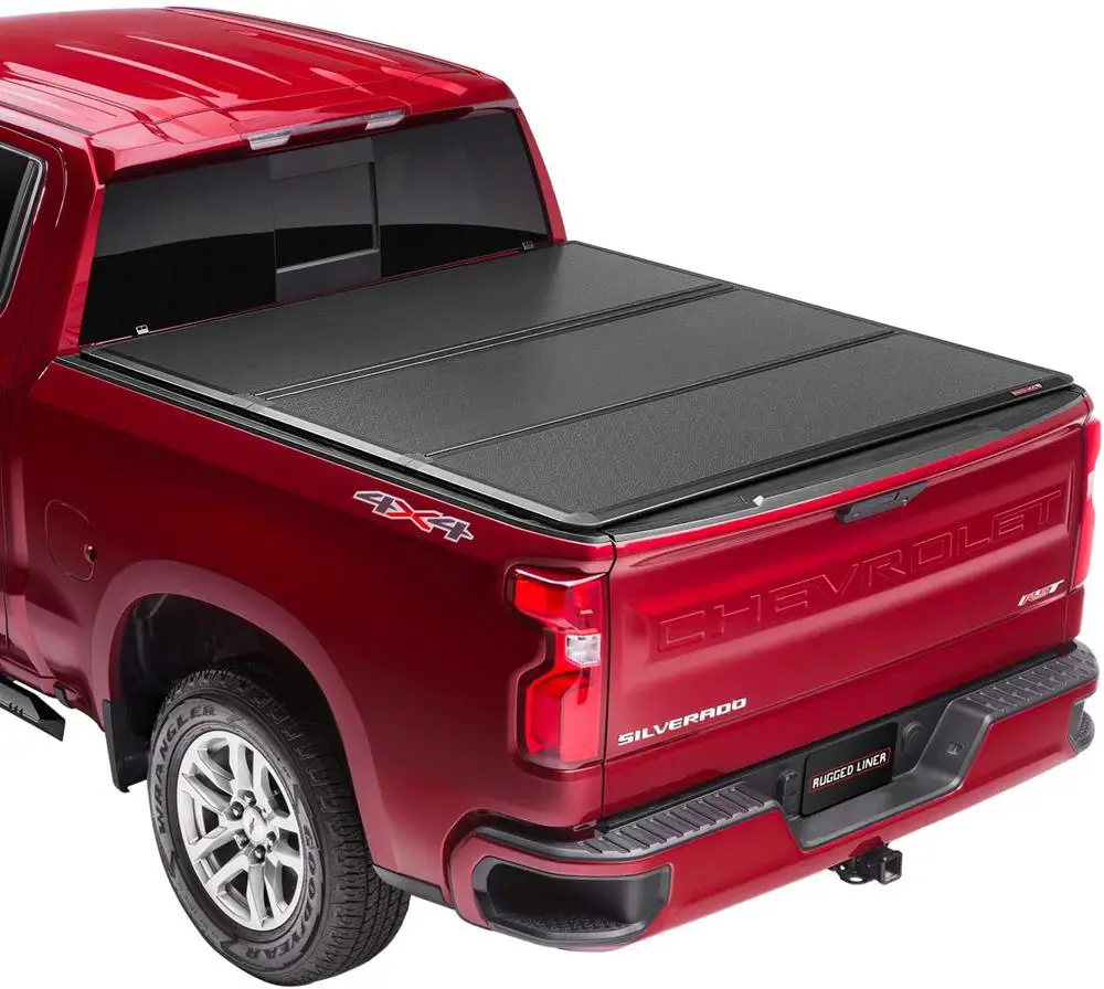 Rugged Liner HC3 Premium Hard Folding Truck Bed Tonneau Cover